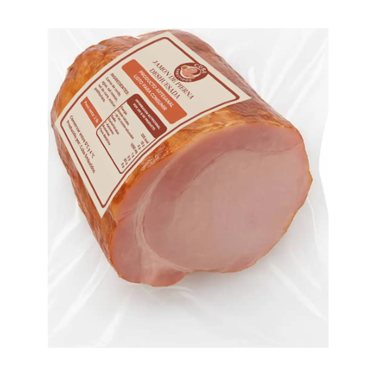Jamón de pierna deshuesada Cuba Embutidos (907 g / 2 lb)