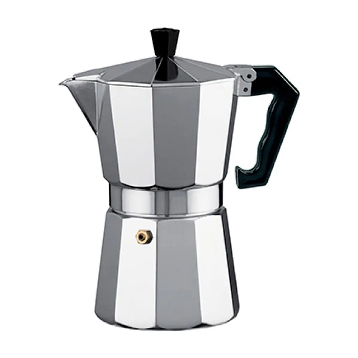 Cafetera italiana de aluminio de 6 tazas Alessandro