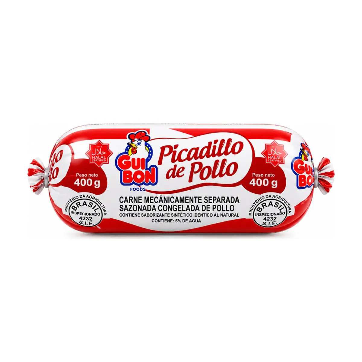 Carne mecánicamente separada sazonada de pollo Gui Bon Foods (400 g / 14.1 oz) - Miniatura 1