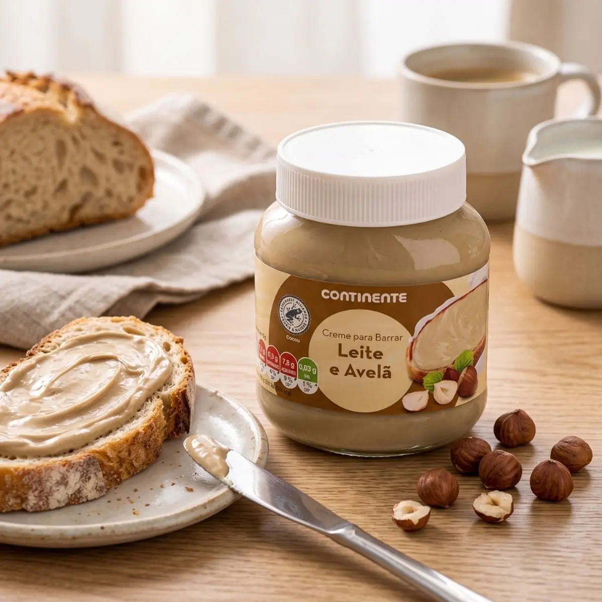 Crema para untar Duo de leche y avellana Continente (400 g / 14.11 oz) - Thumbnail 3