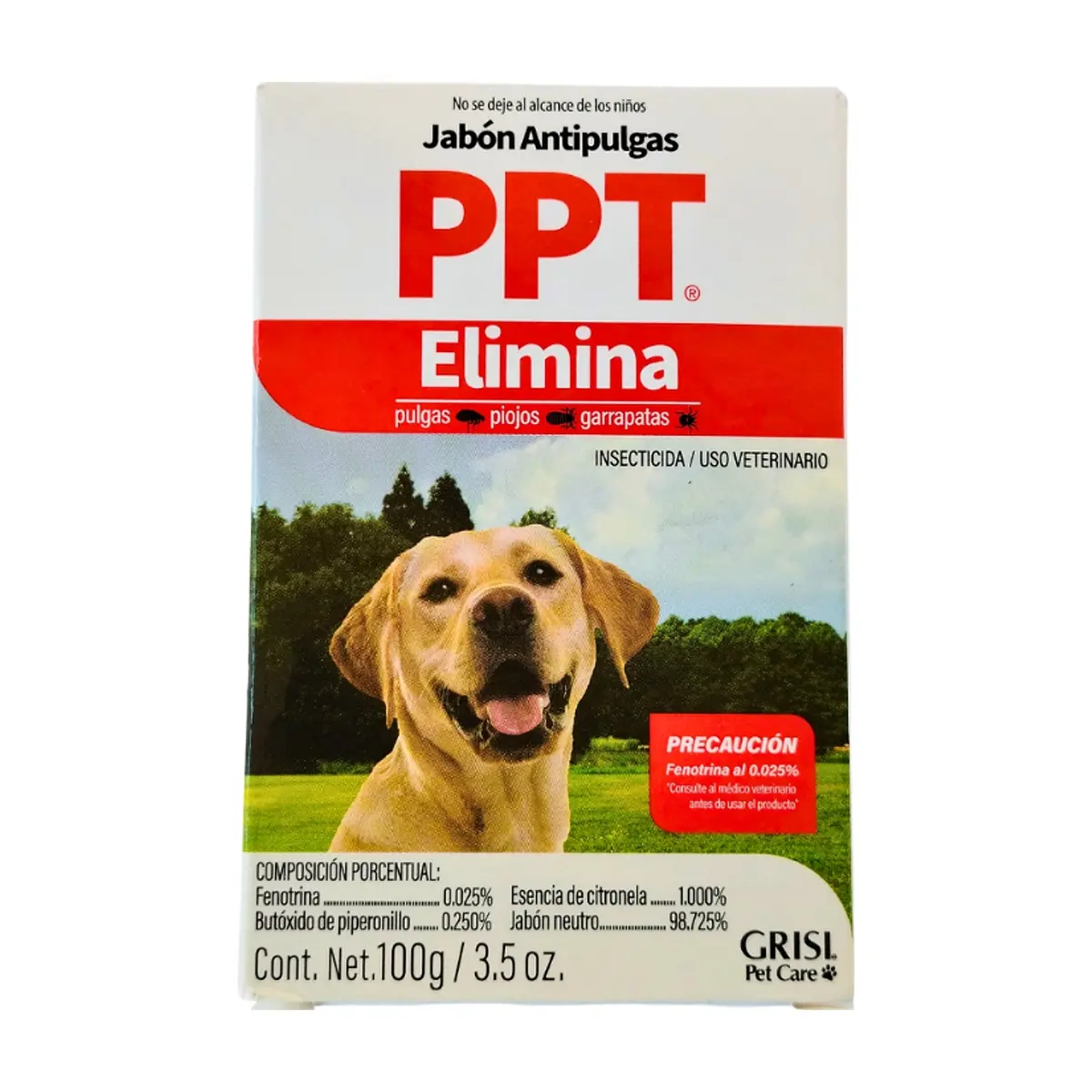 Jabón antipulgas PPT Grisi Pet Care (100 g / 3.5 oz) - Miniatura 7