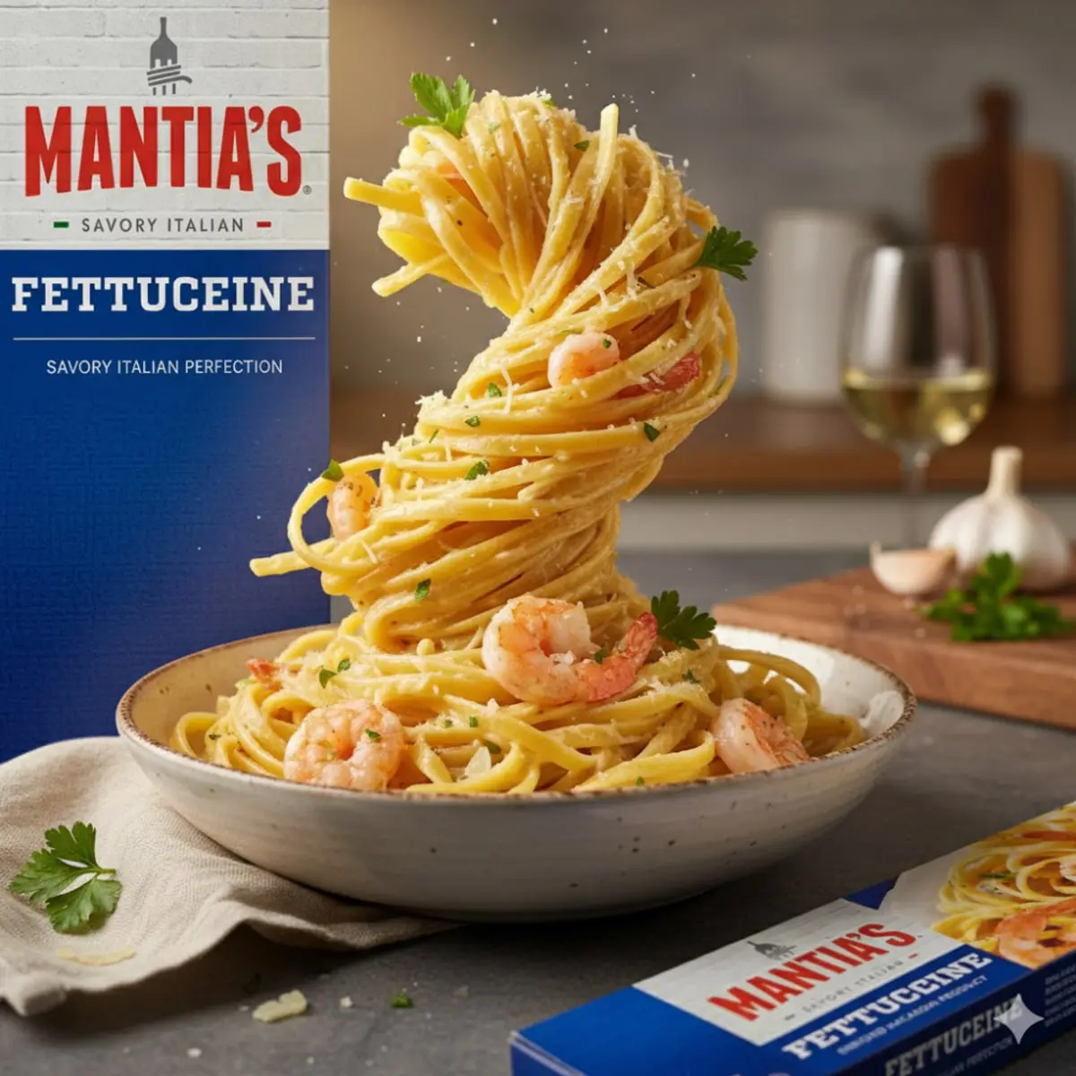 Pasta fettuccine Mantia's (454 g / 1 lb) - Thumbnail 5