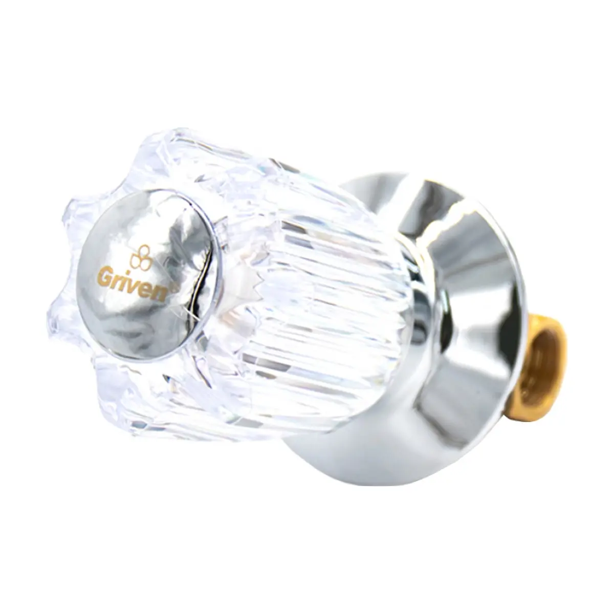 Llave individual de 1/2'' para empotrar con maneral de acrílico Griven - Miniatura 2