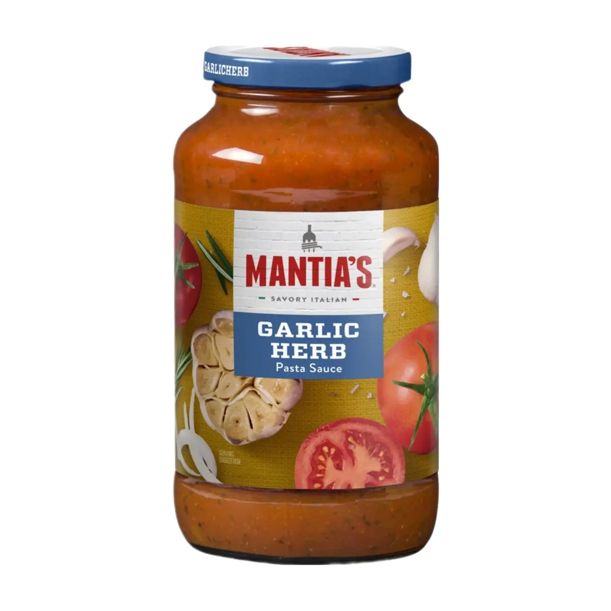 Salsa para pasta con ajo y hierbas Mantia's (680 g / 1.49 lb)