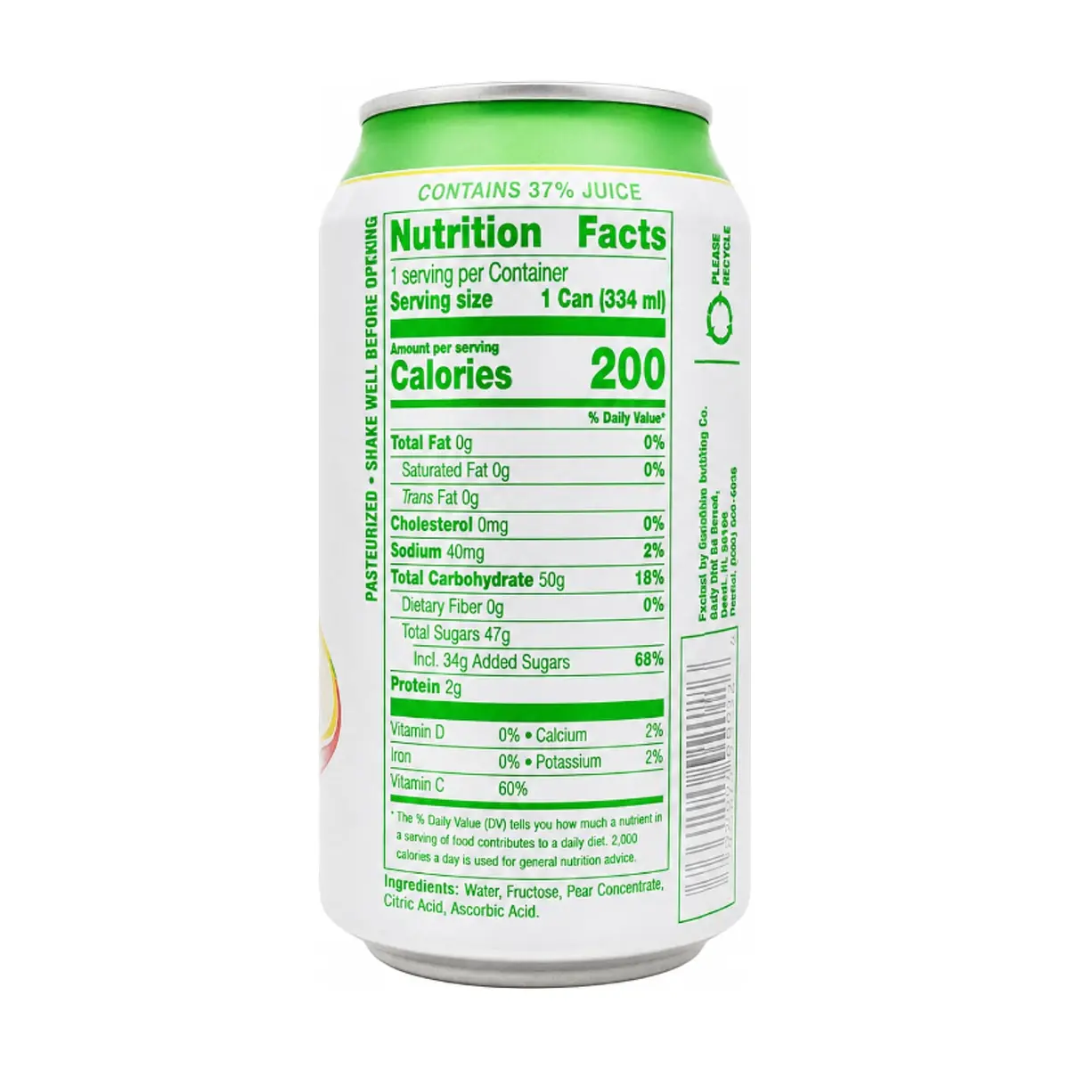 Néctar de pera Sunchy (334 ml / 11.3 fl oz) - Miniatura 3