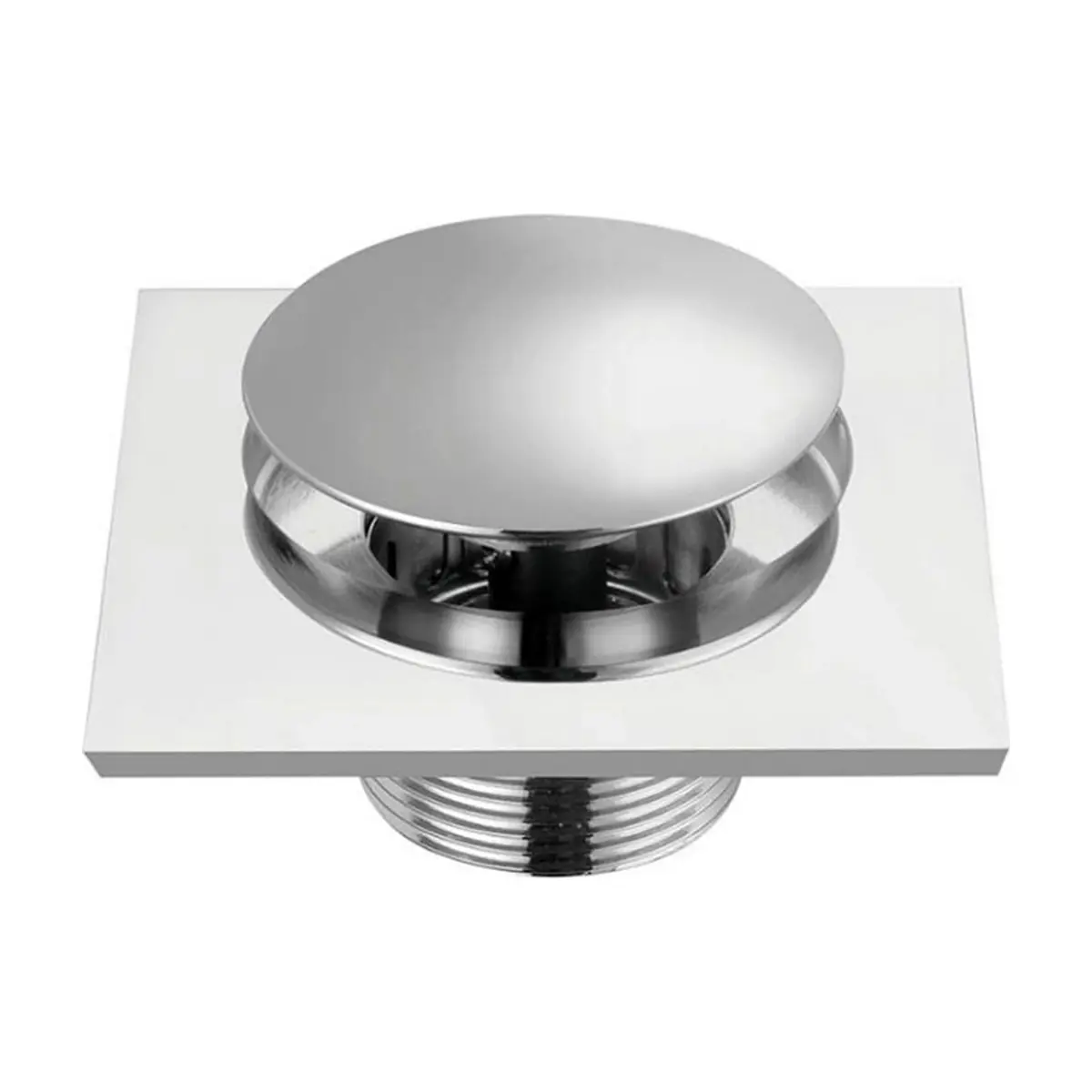 Parrilla metálica tipo push para desagüe de 1-1/2 Q7-F-1731 Aqua-Q