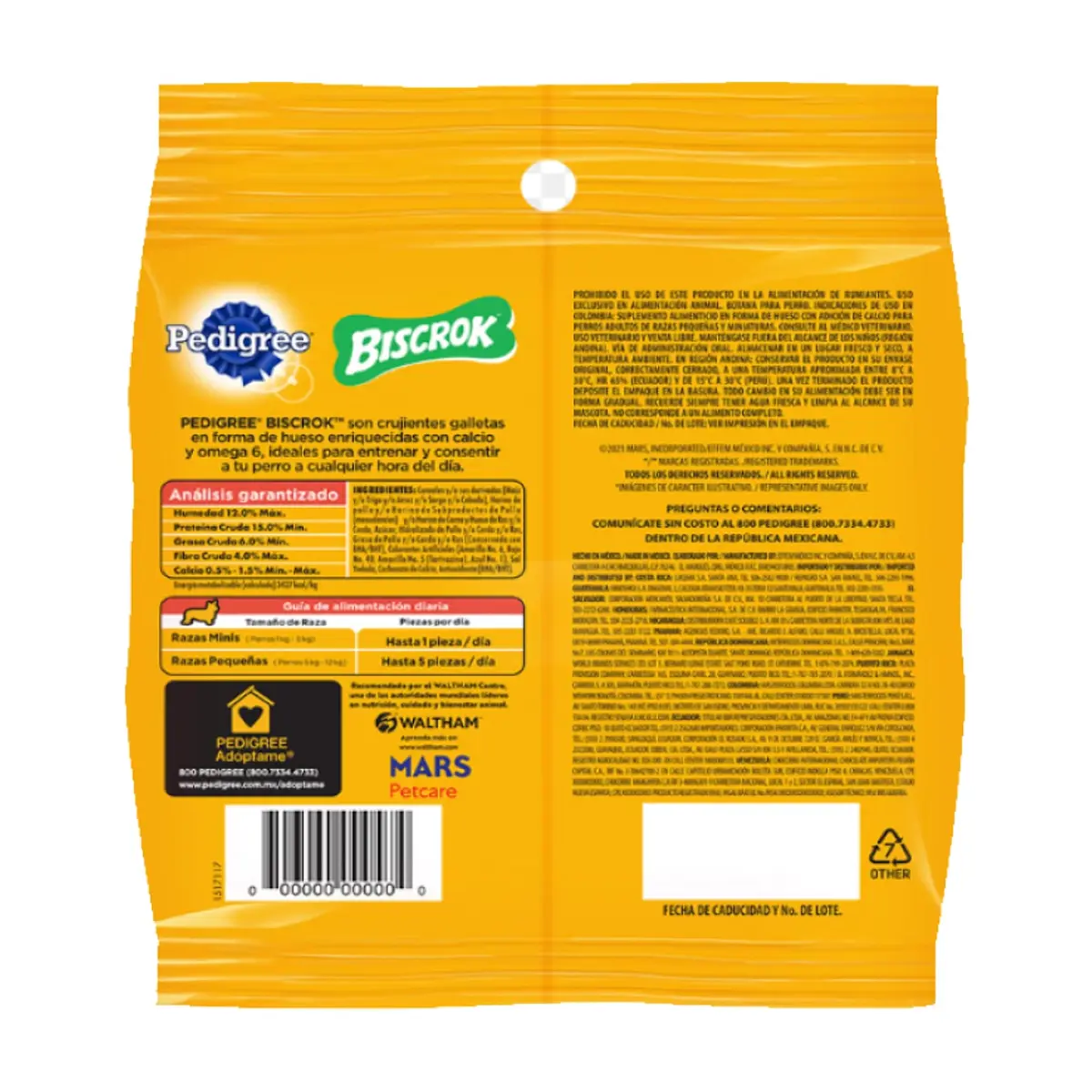 Galletas para perros de razas pequeñas Pedigree (100 g / 3.52 oz) - Thumbnail 5