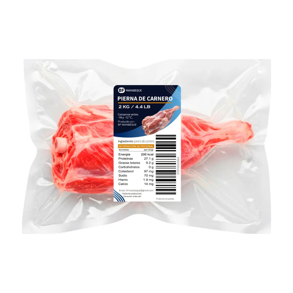 Pierna de carnero BF Mayabeque (2 kg / 4.4 lb) - Miniatura 3