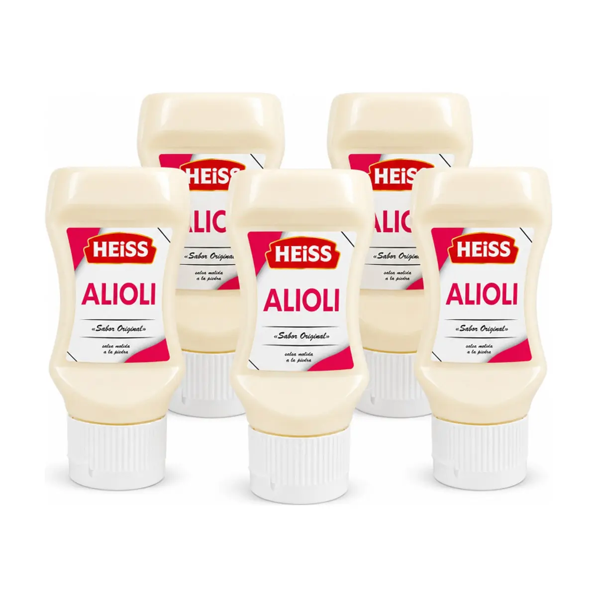Mayonesa Alioli Heiss (5 x 260 g / 9.7 oz)