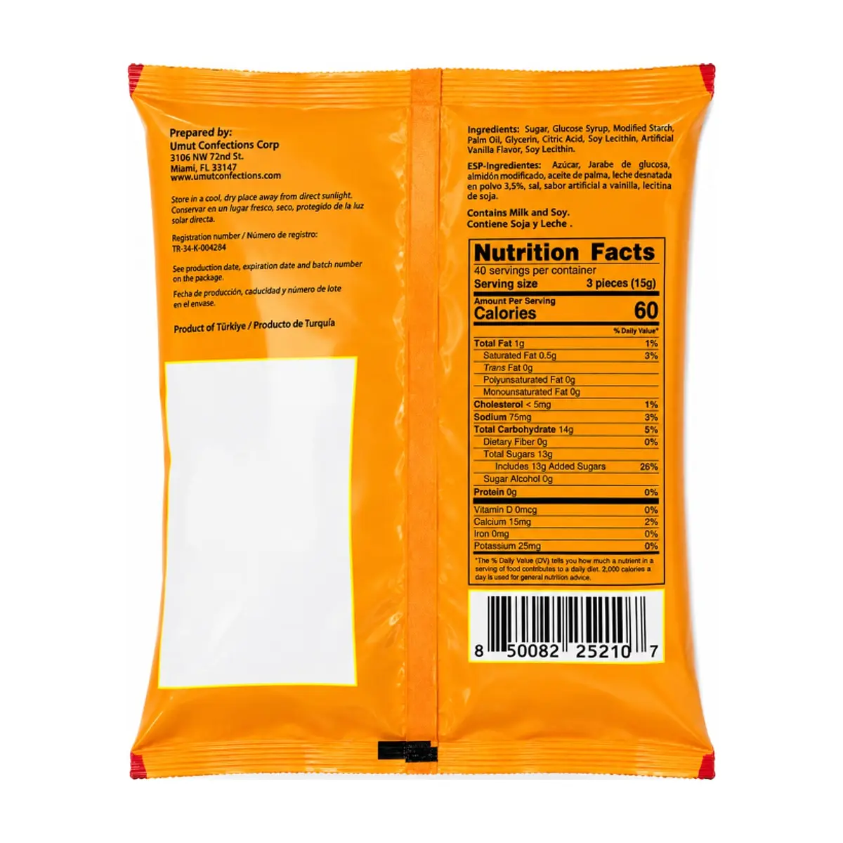 Caramelo duro de mantequilla y leche Fresko (600 g / 21.16 oz) - Thumbnail 2