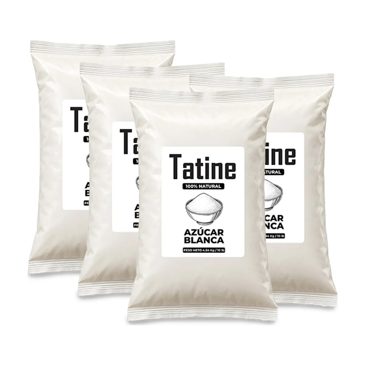 Azúcar blanca Tatine (4 x 5.54 kg / 10 lb)