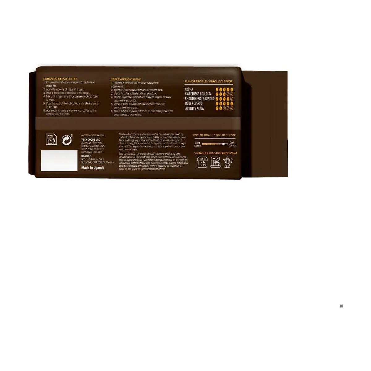 Café espresso YEYA (20 x 250 g / 8.8 oz) - Thumbnail 3