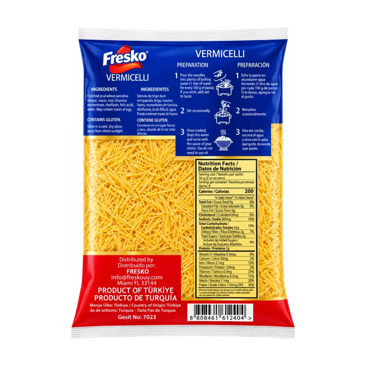 Fideos Fresko (500 g / 1.10 lb) - Miniatura 2