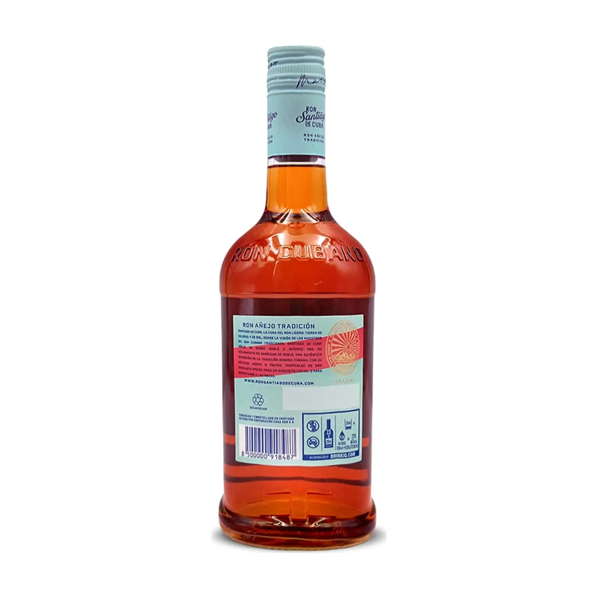 Ron añejo tradición 38 % vol Santiago de Cuba (700 ml) - Thumbnail 2