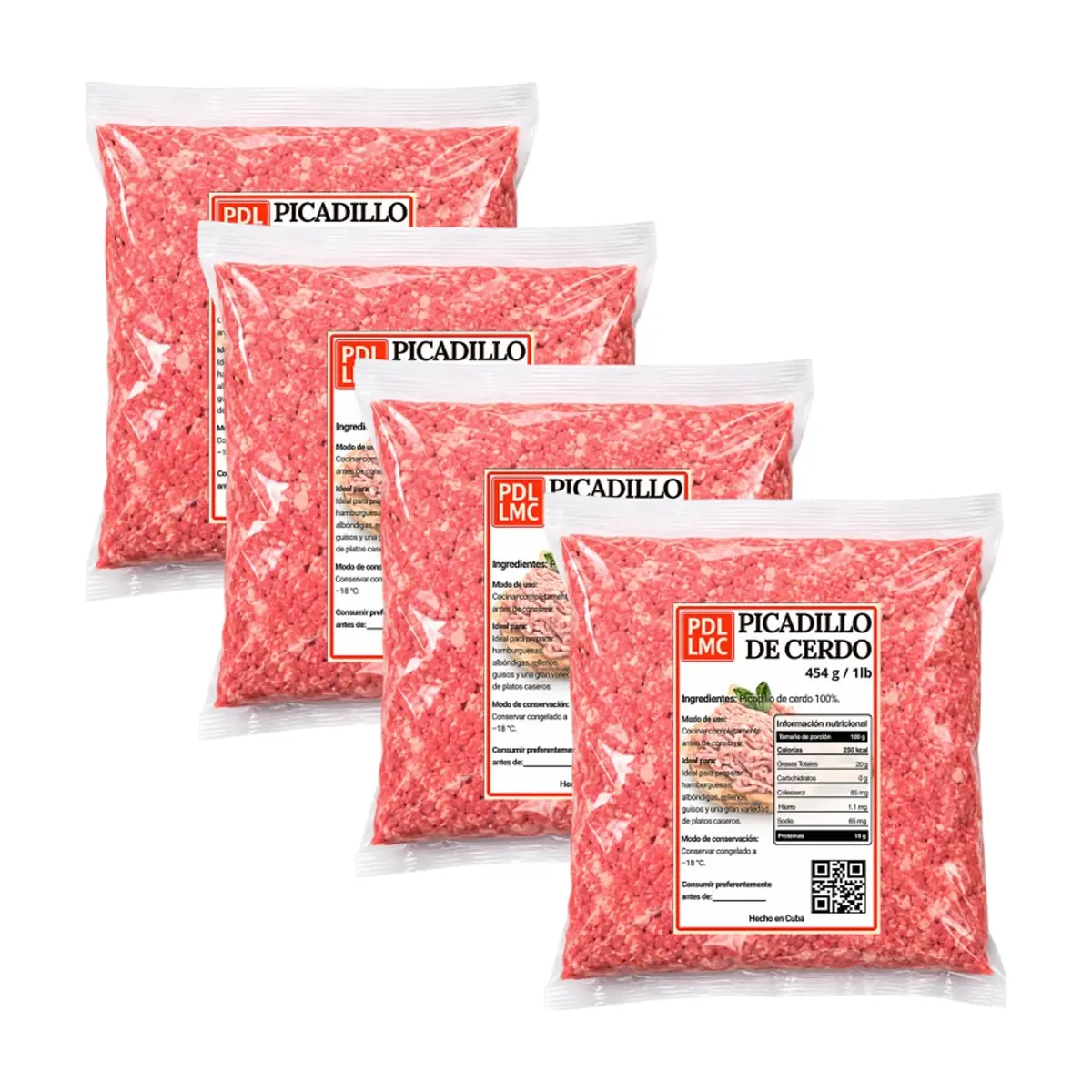 Picadillo de cerdo PDL LMC (4 x 454 g / 1 lb) - Imagen 1