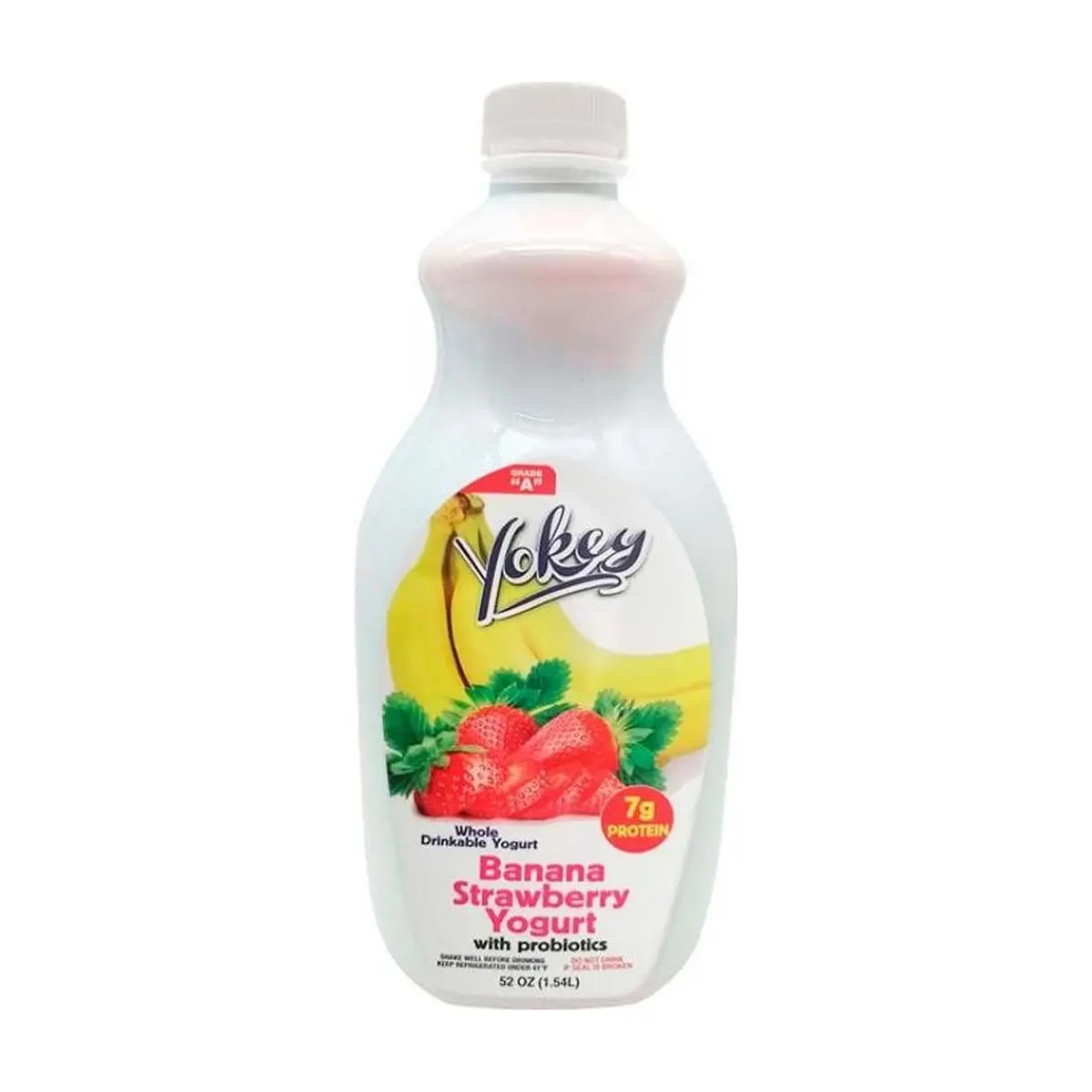 Yogurt de plátano y fresa con probióticos Yokey (1.54 L) - Miniatura 1