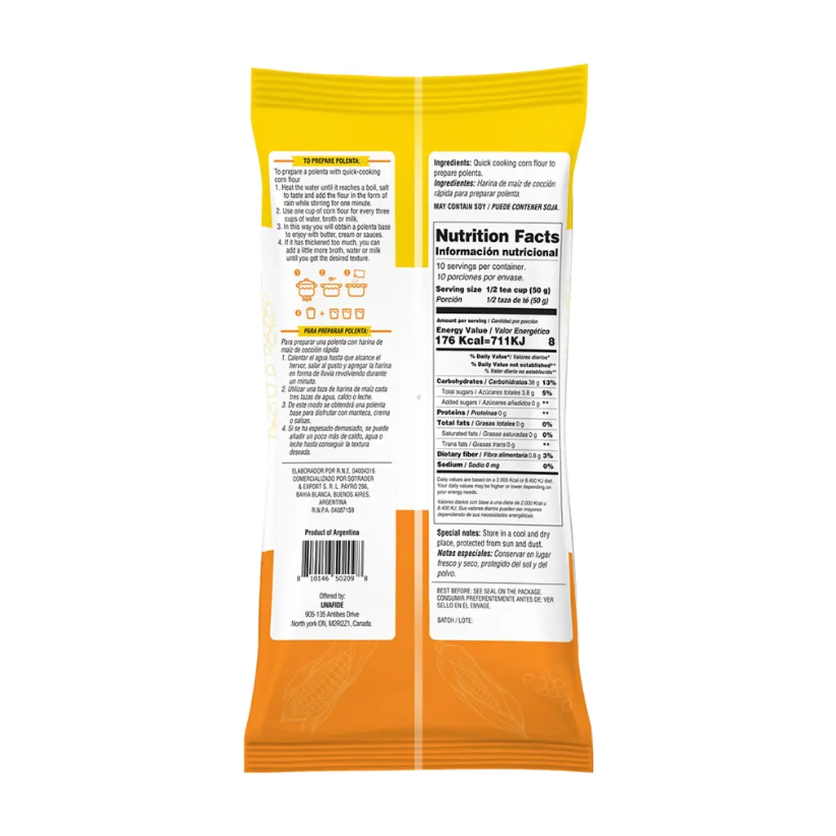 Harina de maíz YEYA (500 g / 1.1 lb) - Thumbnail 2