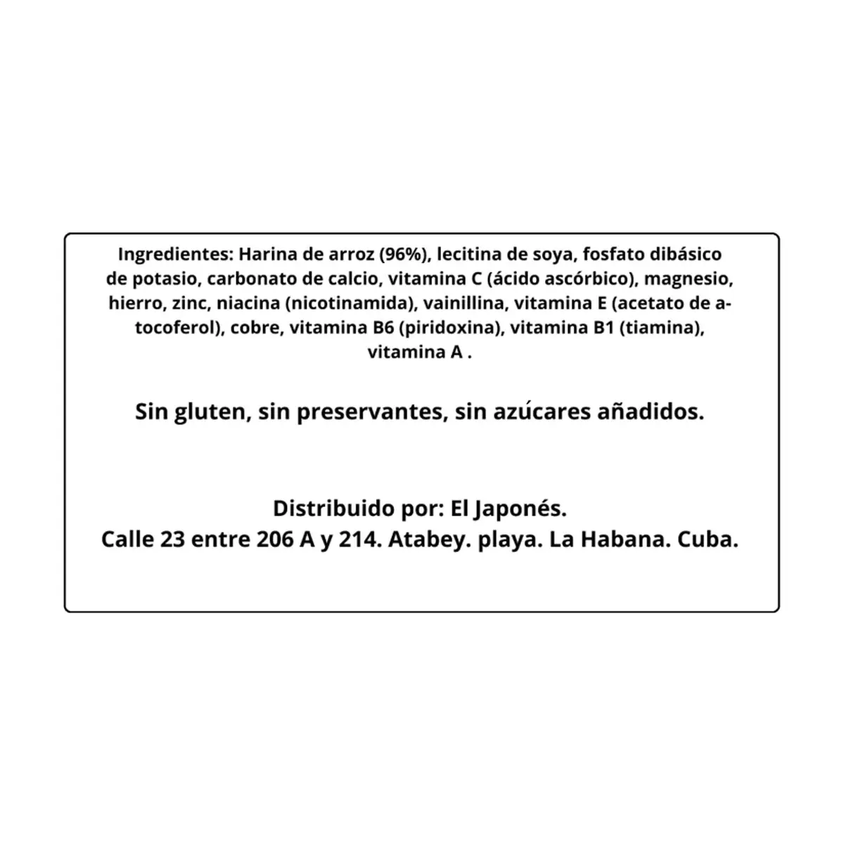 Cereal de arroz Habanatados (300 g / 10.58 oz) - Miniatura 4