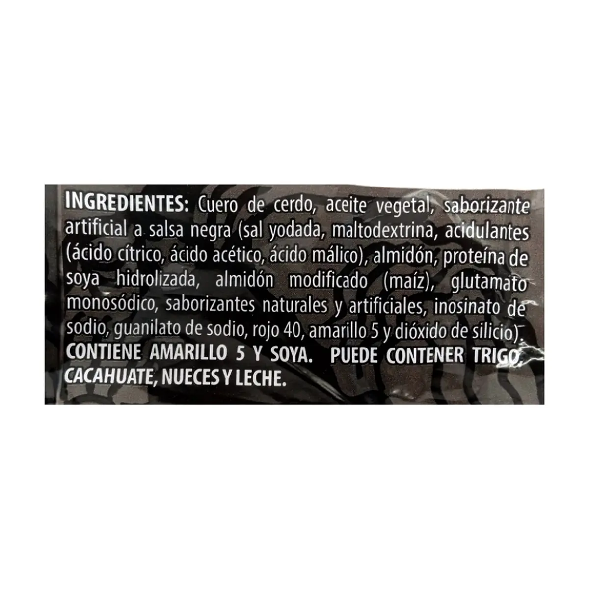 Chicharrón de cerdo sabor salsa negra Snacker (30 g / 1.05 oz) - Miniatura 3