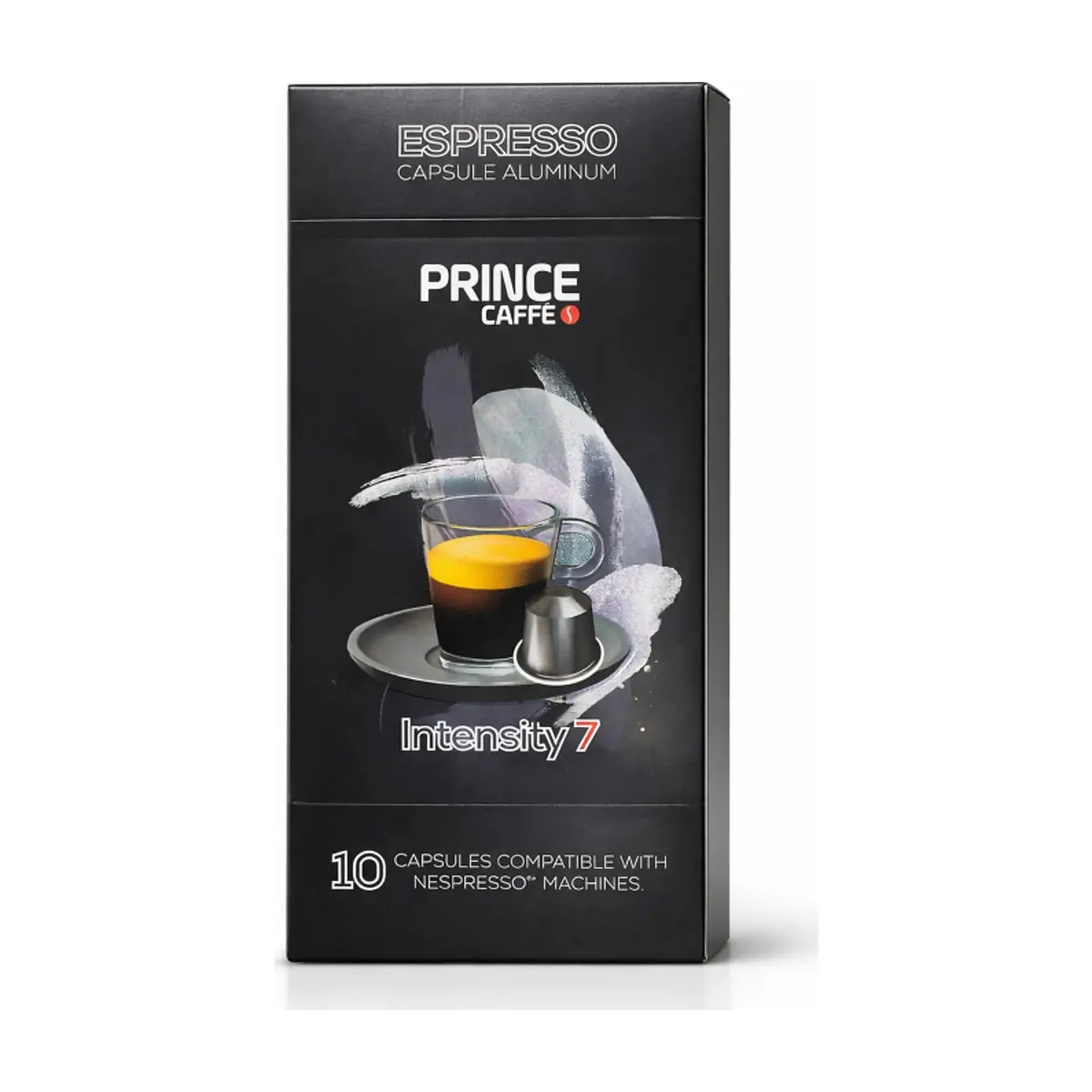 Cápsulas de Café Espresso Prince Caffe – Intensidad 7 (10 U)