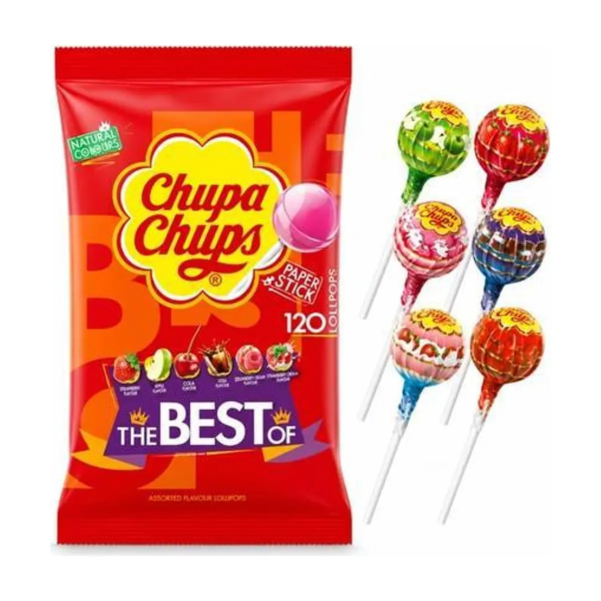 Bolsa de Caramelos (120 u x 12 gr) CHUPA CHUPS - Imagen 1