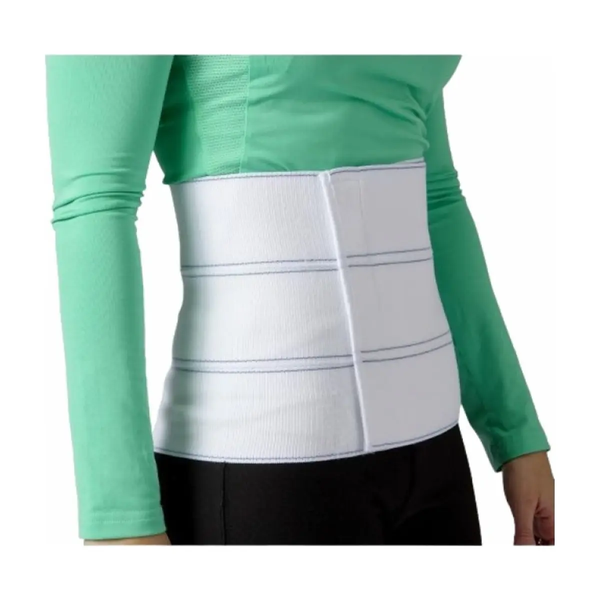 Faja abdominal estándar de 9" y tres paneles (Talla: S / M)