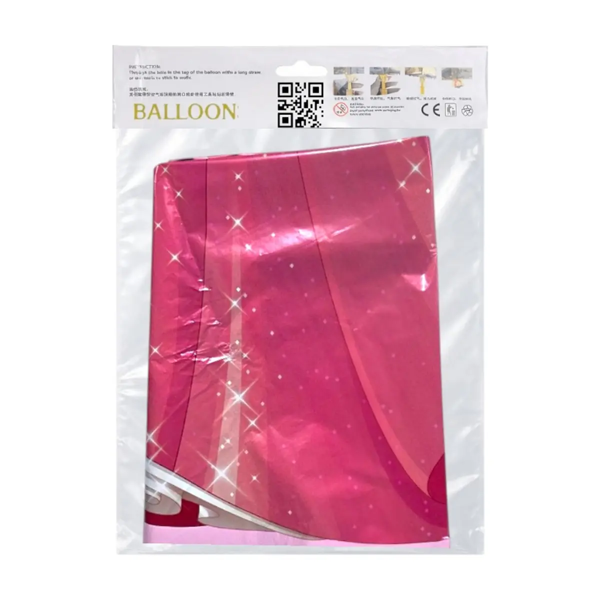 Globo de la princesa Aurora para fiestas de niñas Ballon - Thumbnail 3