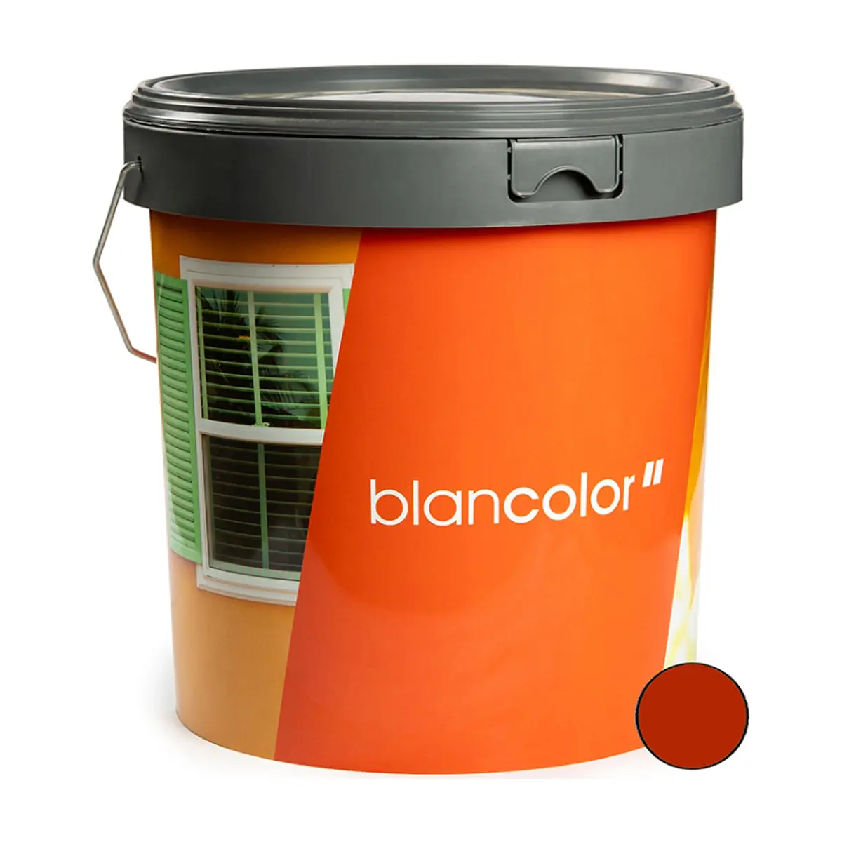 Pintura elástica impermeabilizante color rojo elastorm Blancolor Isaval (12 L)
