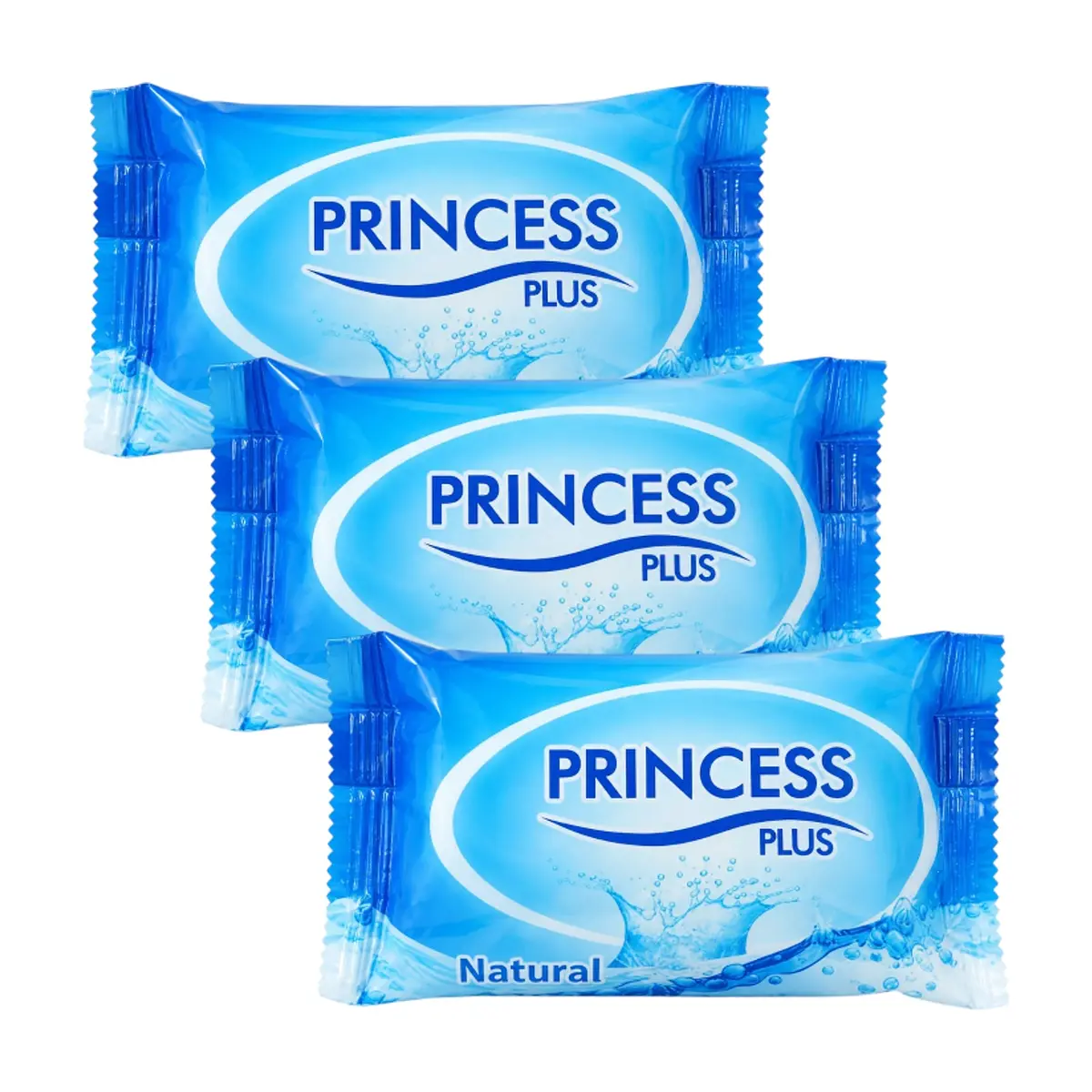 Jabón de tocador natural Princess Plus (3 x 75 g / 2.64 oz) - Imagen 1