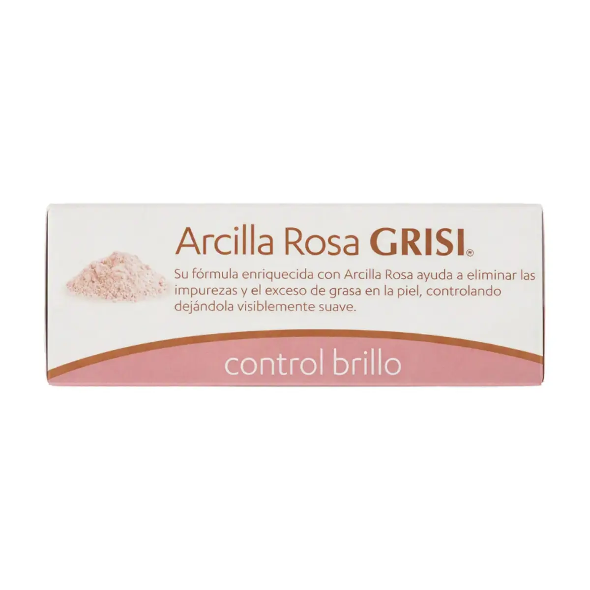 Jabón natural de tocador control brillo arcilla rosa Grisi (125 g / 4.41 oz) - Thumbnail 2