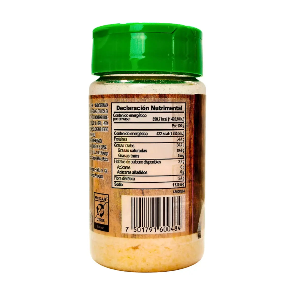 Queso parmesano molido Great Value (85 g / 2.99 oz) - Miniatura 4