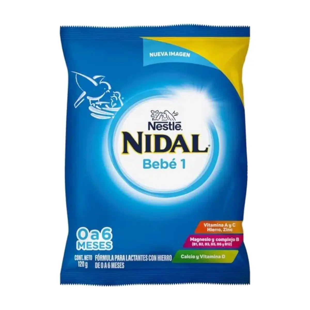 Fórmula para lactantes de 0 a 6 meses con hierro Nidal Nestlé (120 g / 4.23 oz) - Miniatura 1