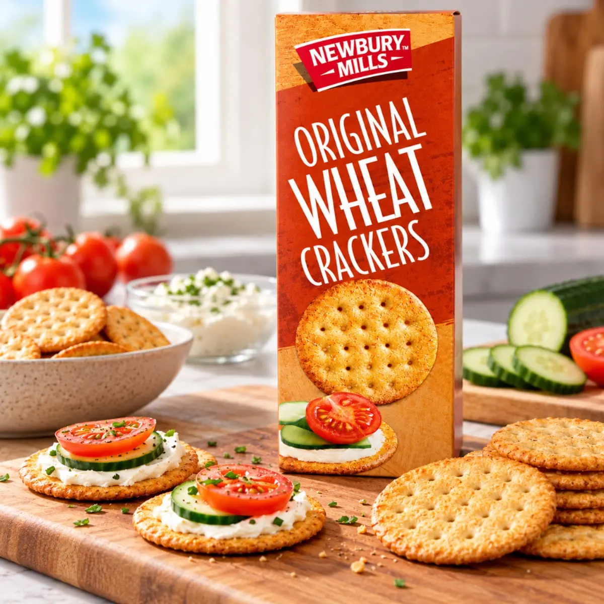 Galletas de trigo originales Newbury Mills (226 g / 8 oz) - Thumbnail 5