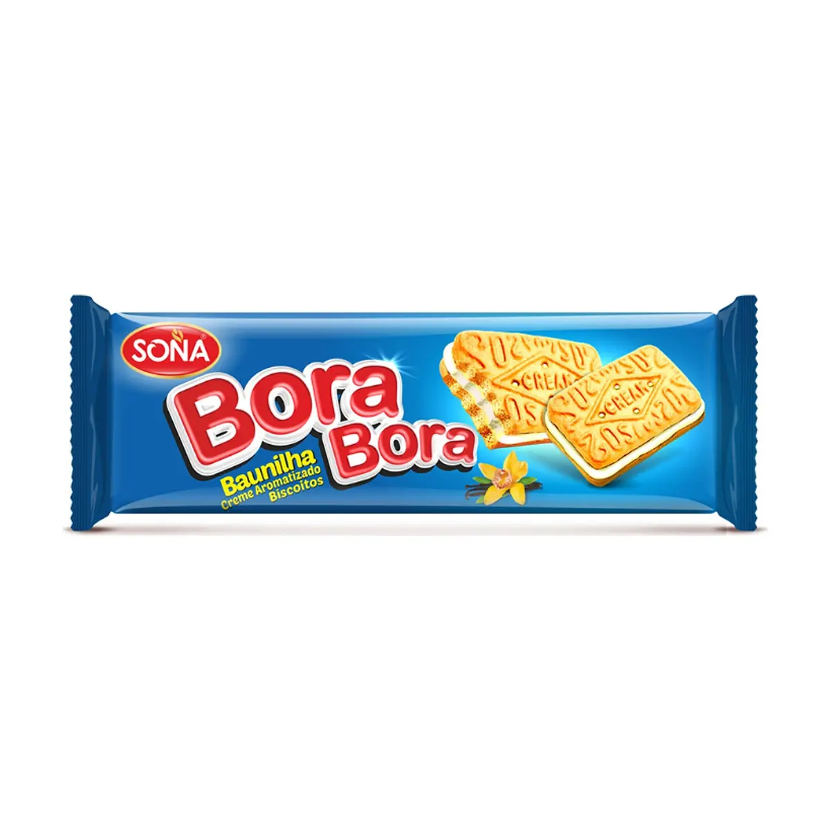 Galletas con crema sabor vainilla Bora Bora Holland Park (78 g / 2.75 oz)