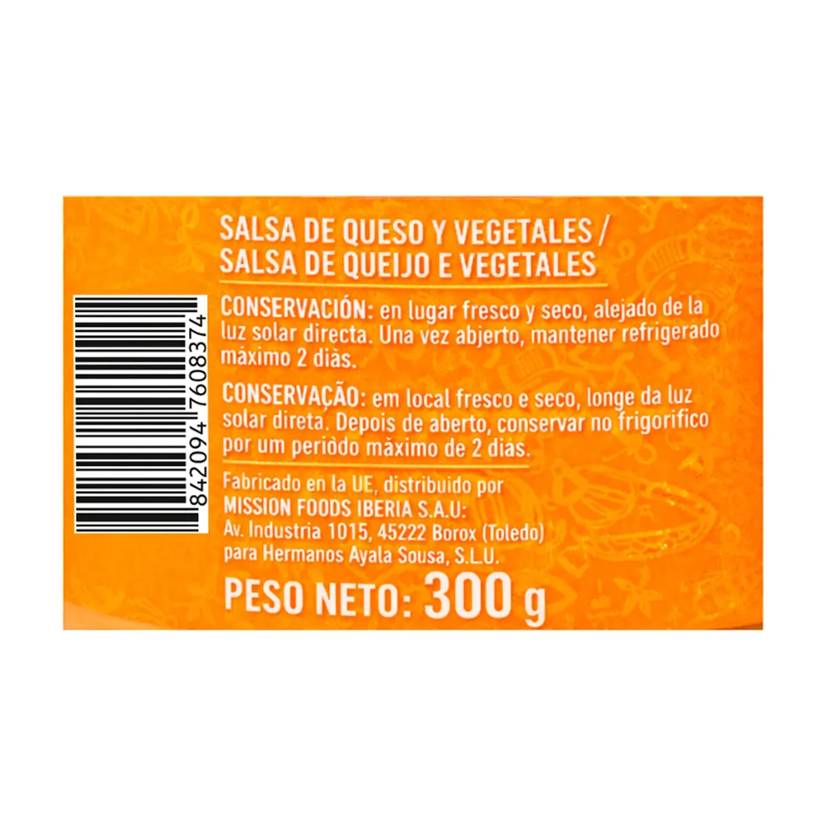 Salsa de queso Ayala (300 g / 10.58 oz) - Miniatura 3