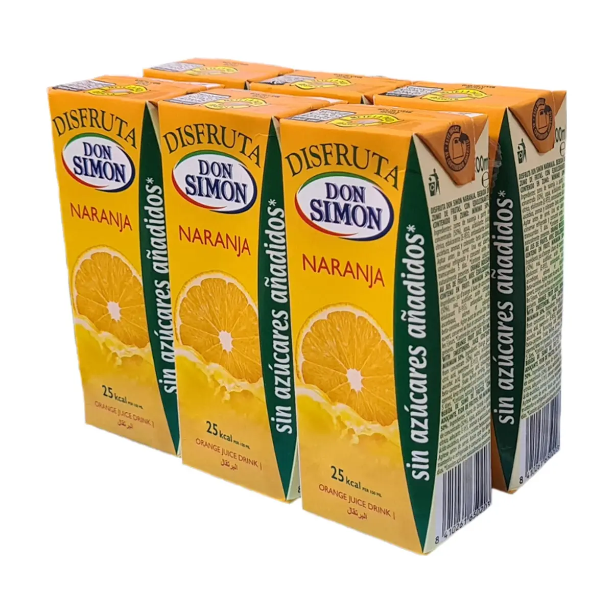 Jugo de naranja Don Simon (6 x 200 ml)