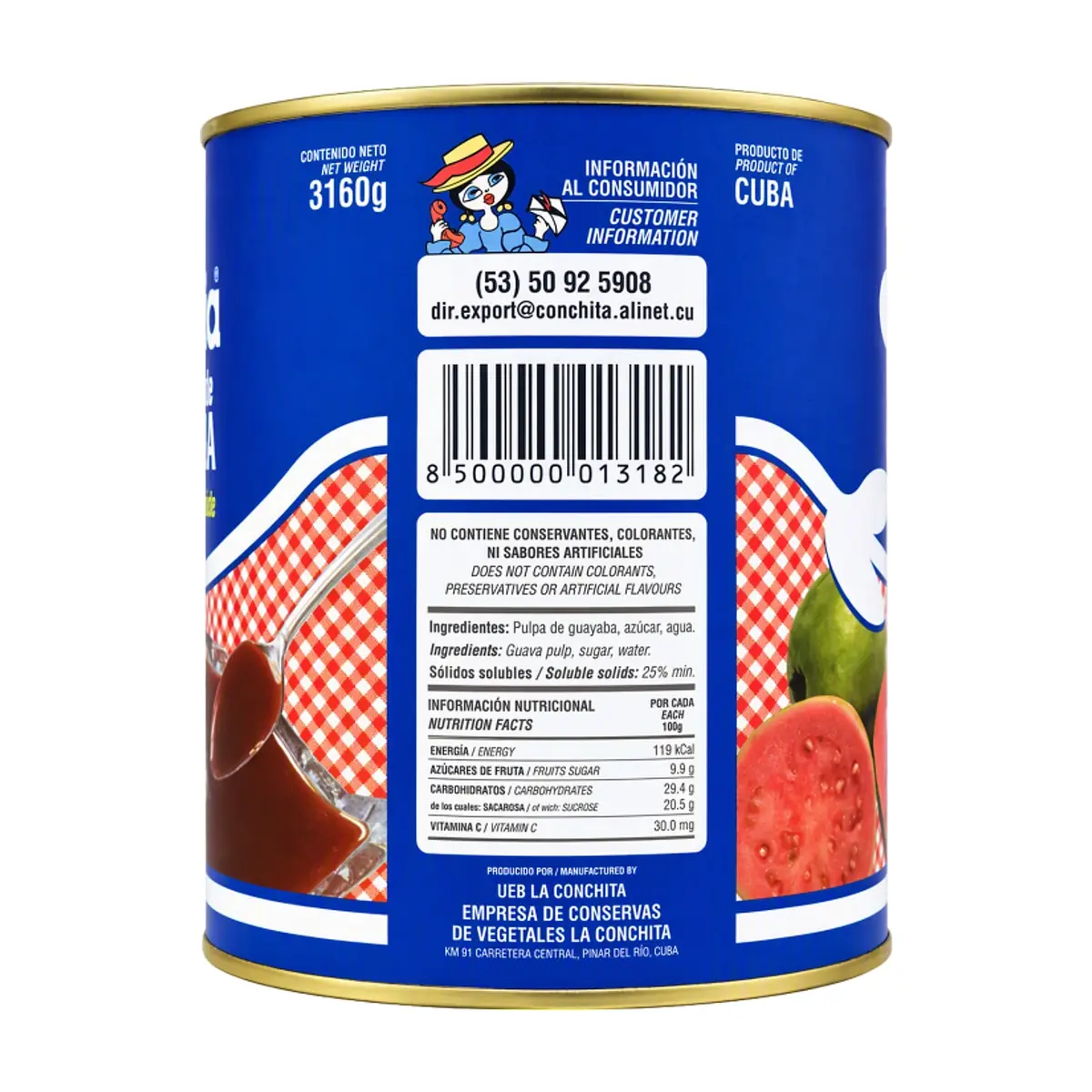 Mermelada de guayaba Conchita (3.16 kg / 6.97 lb) - Thumbnail 2