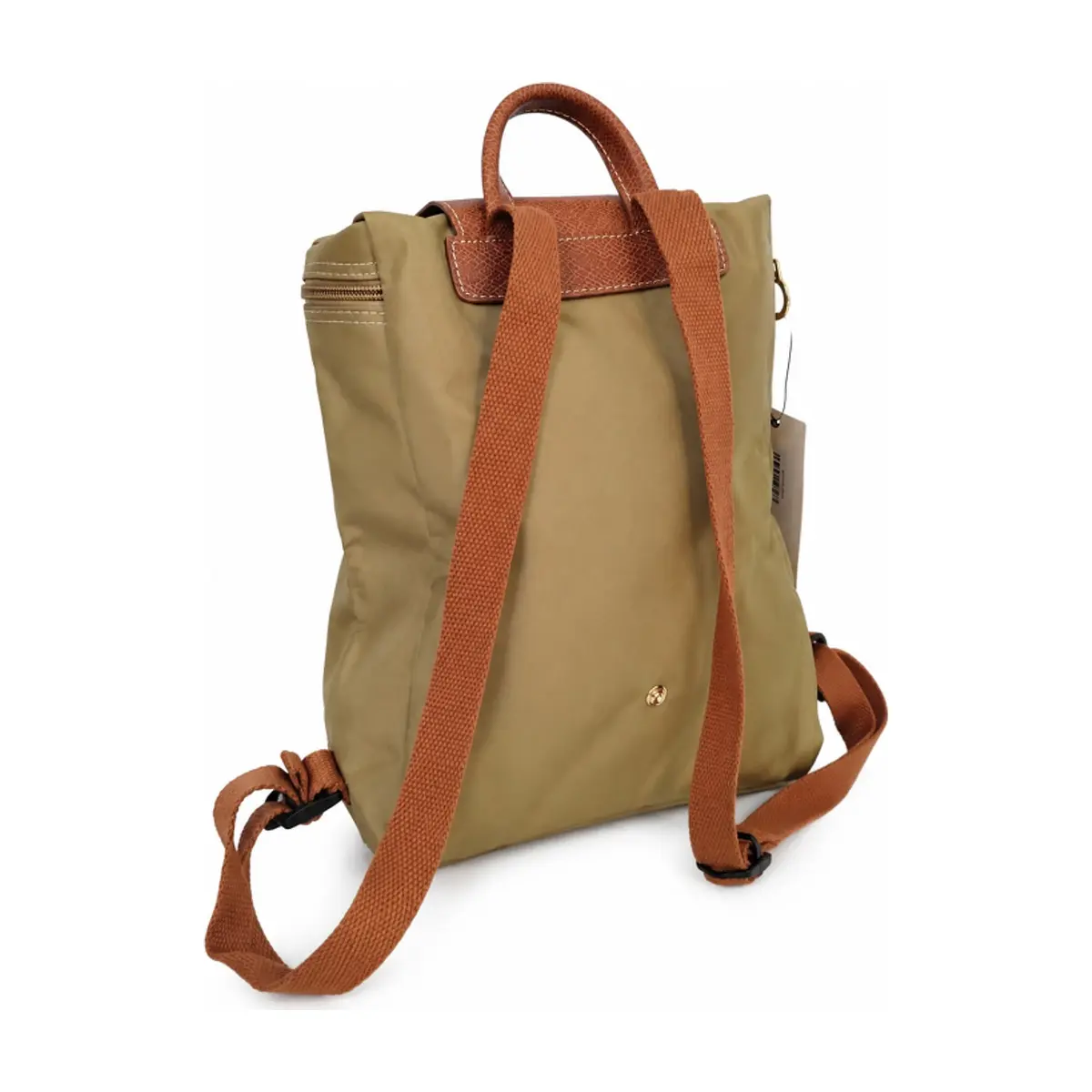 Mochila convertible de nailon soil con detalles en camel Isabella (1 U) - Thumbnail 4