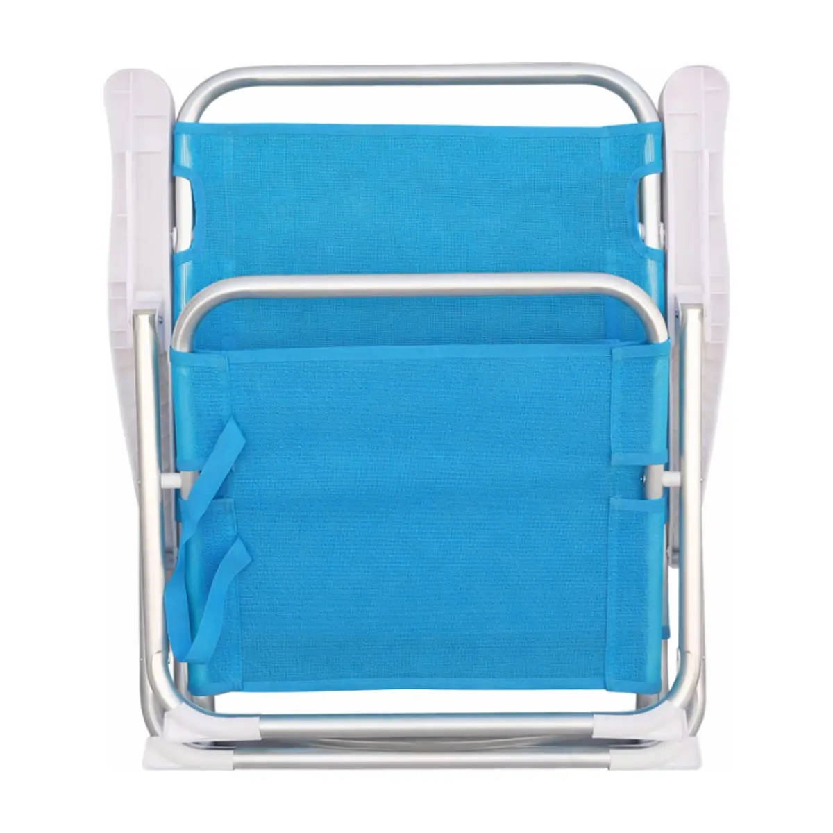 Silla de playa plegable aluminio fibreline azul con asa Casa y Menaje - Thumbnail 3