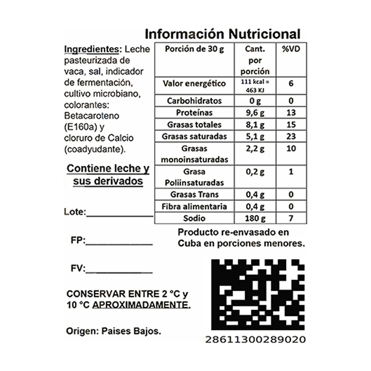 Queso gouda May SM (1.36 kg / 3 lb) - Thumbnail 4