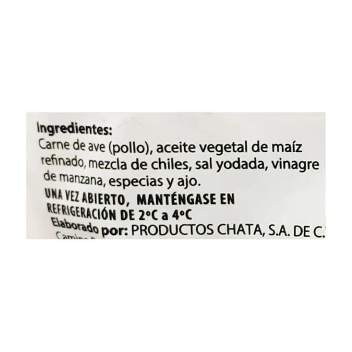 Carne 100% de pollo condimentada Chilorio Chata (215 g / 7.58 oz) - Thumbnail 3