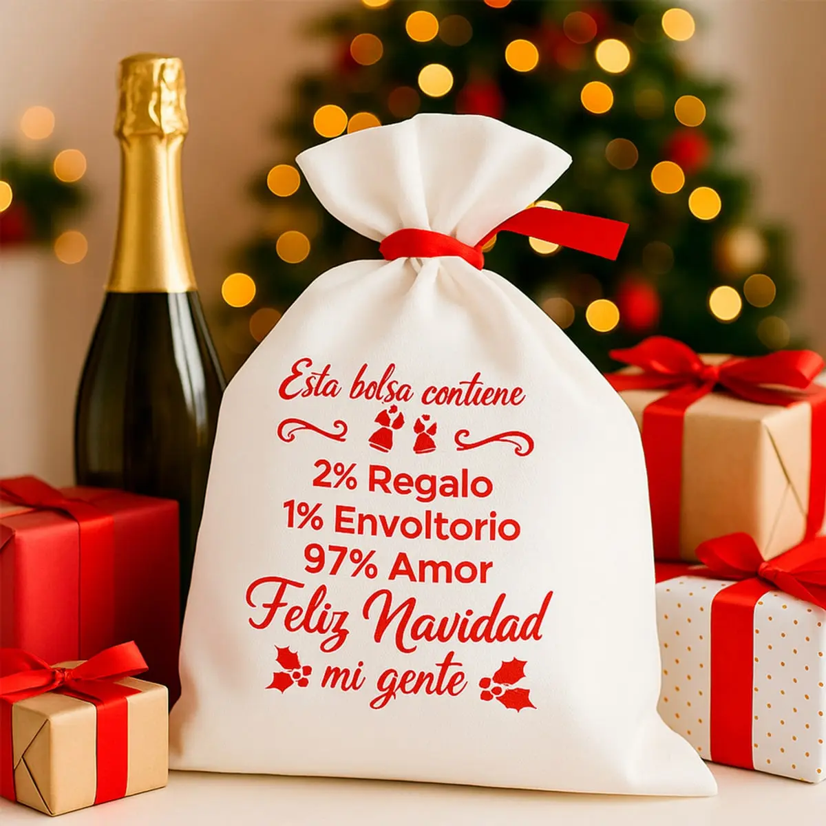 Bolsa de regalo navideña Aito (1 U) - Thumbnail 4