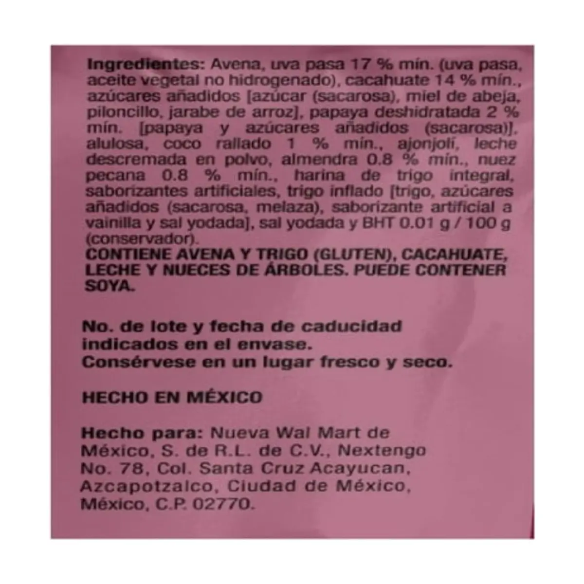 Granola con frutas y nueces Great Value (300 g / 10.58 oz) - Thumbnail 2