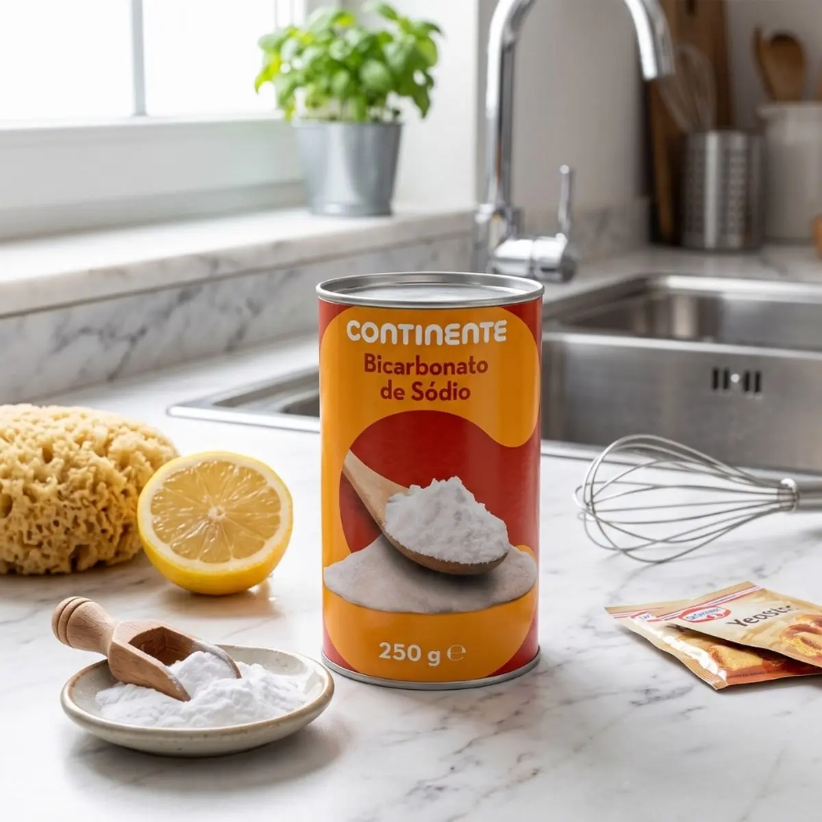 Bicarbonato de sodio Continente (250 g / 8.8 oz) - Thumbnail 4