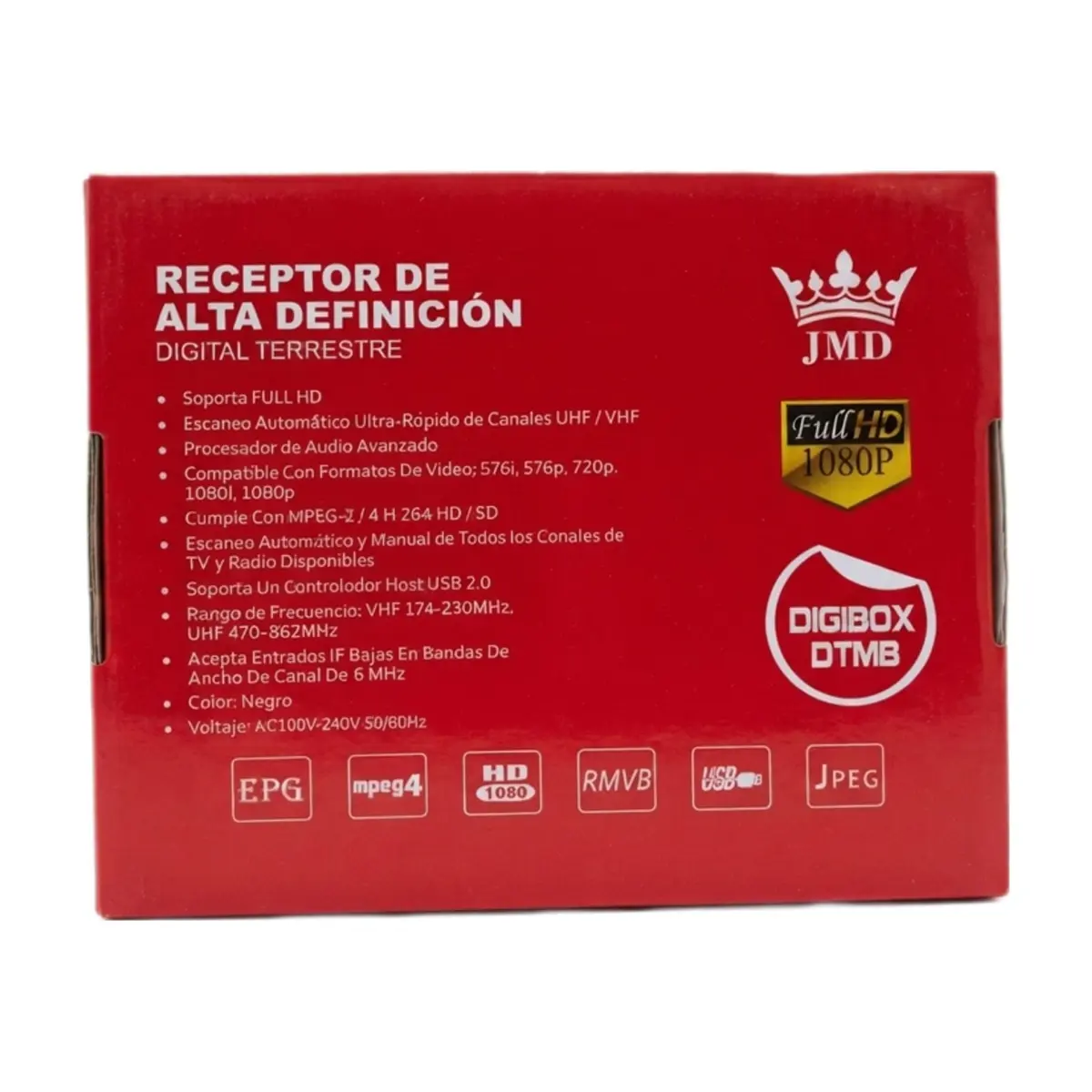 Receptor digital terrestre de alta definición JMD JD-DB-01 - Thumbnail 4