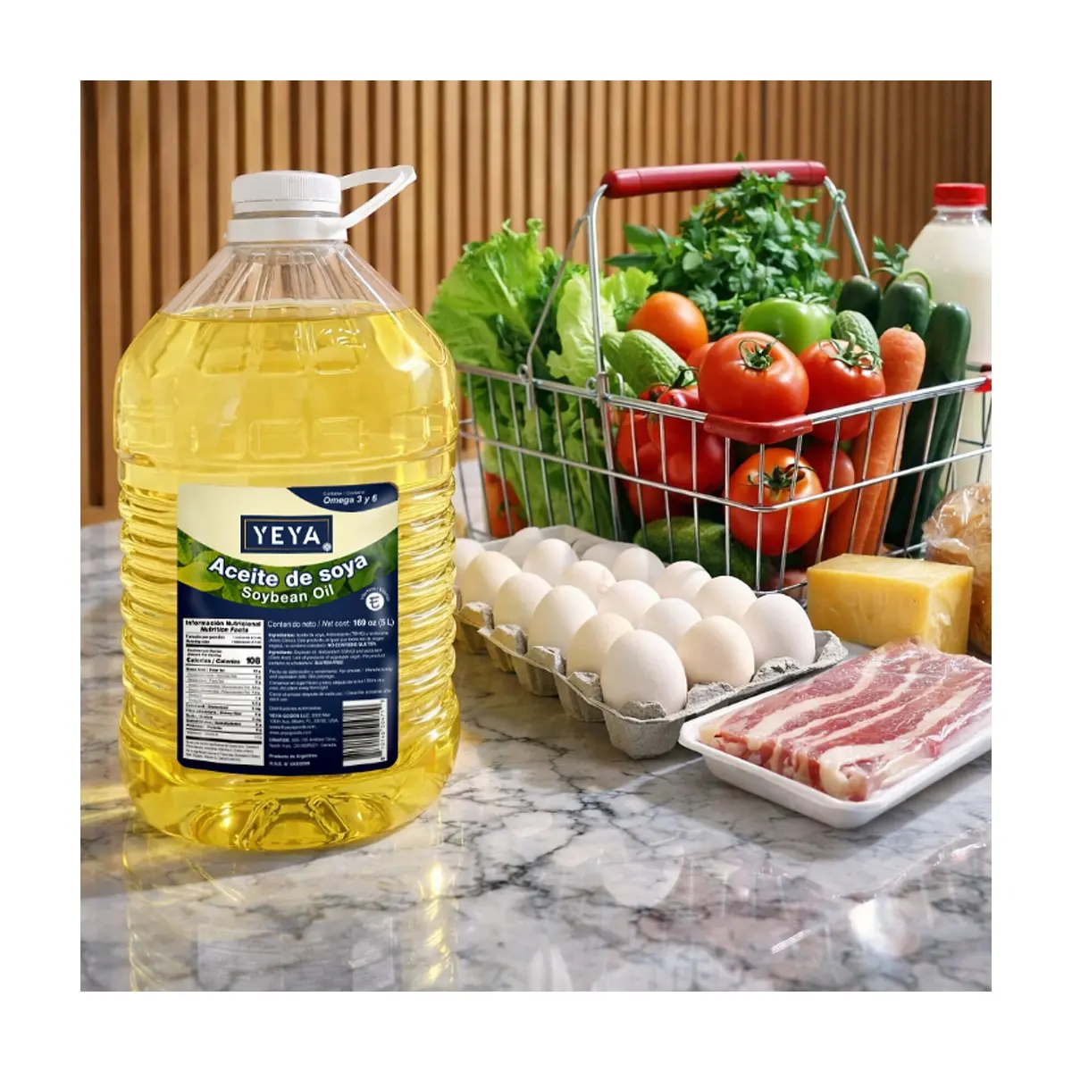 Aceite de soya YEYA (5 L) - Thumbnail 4