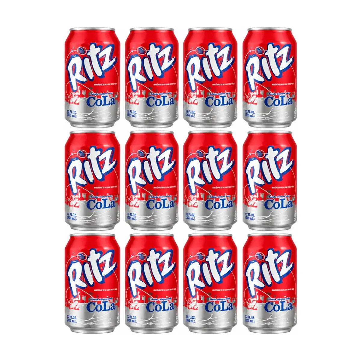 Refresco gaseado cola Ritz (12 x 355 ml / 12.02 oz)
