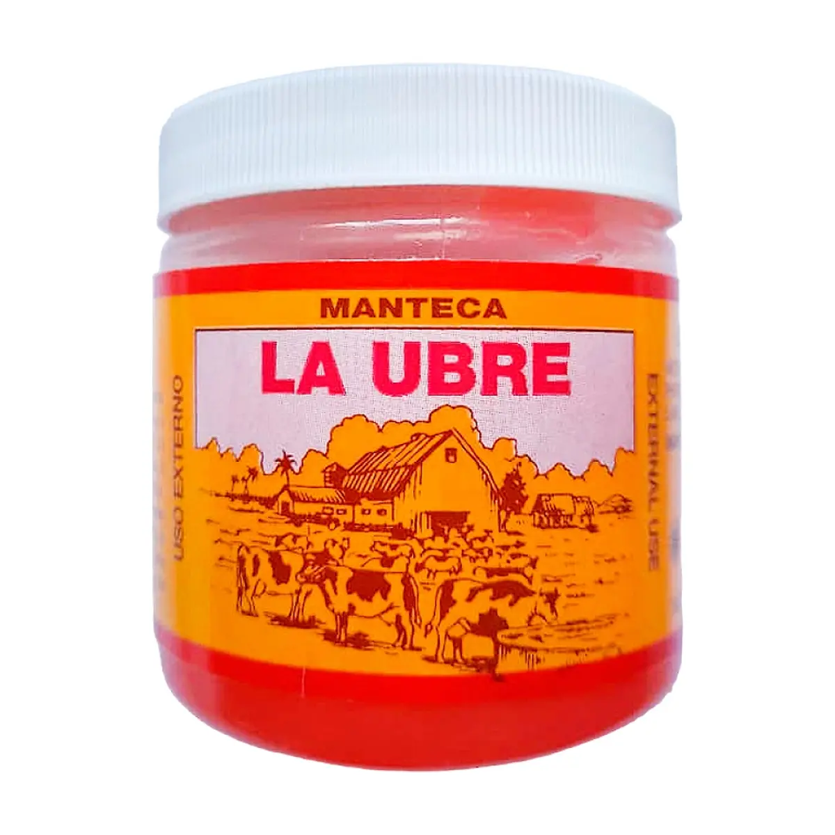 Manteca fórmula roja extrafuerte La Ubre (90 g / 3 oz)