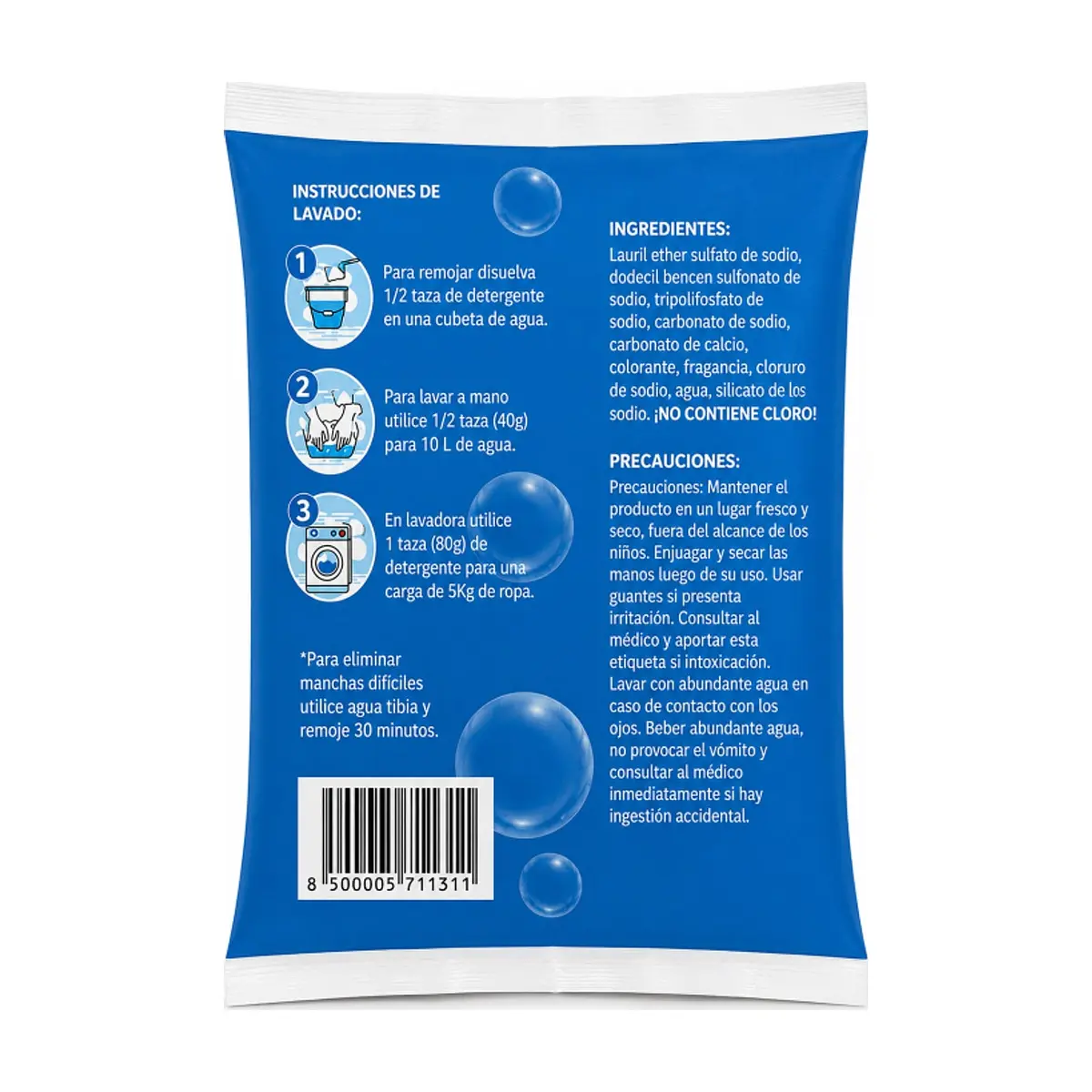 Detergente en polvo multiuso con aroma floral Lavane (3 x 500 g / 1.1 lb) - Thumbnail 2