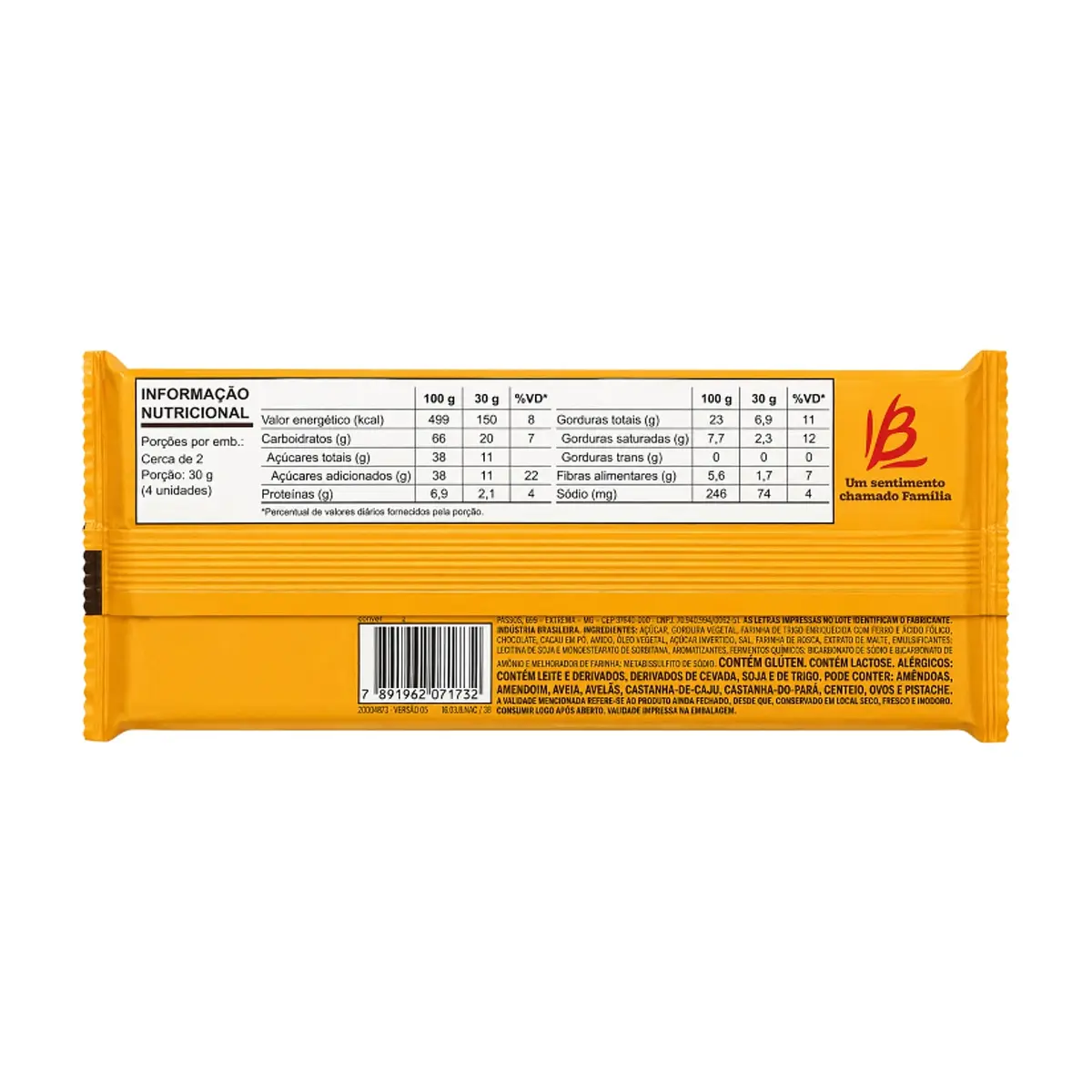 Sorbetos rellenos con crema sabor a chocolate Bauducco (3 x 70 g / 2.46 oz) - Thumbnail 2